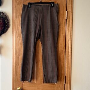 A New Day Plaid Stretch Slacks